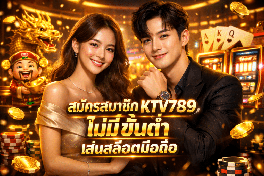 สมัครสมาชิก KTV789 ไม่มีขั้นต่ำ เล่นสล็อตมือถือ