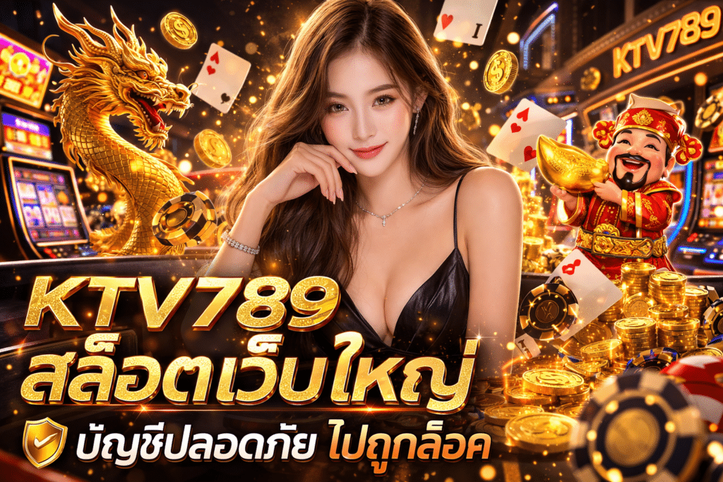 KTV789 สล็อตเว็บใหญ่ บัญชีปลอดภัย ไม่ถูกล็อค