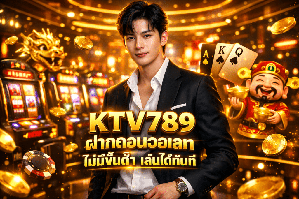 KTV789 ฝากถอนวอเลท ไม่มีขั้นต่ำ เล่นได้ทันที